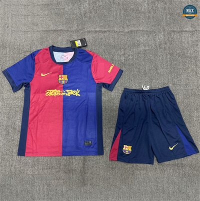 Max Maillots Barcelone Enfant Domicile co-marqué 2025/26