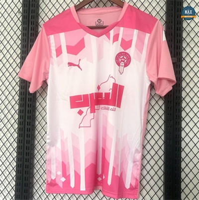 Maillot Foot Maroc Training Rose 2025/26