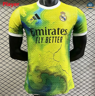 Max Maillots Player Version 2025/26 Real Madrid Training Jaune/Vert