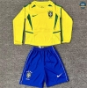 Max Maillot Retro 2002 Bresil Enfant Domicile Manche Longue