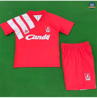 Max Maillot Rétro 1991-92 Liverpool Enfant Domicile