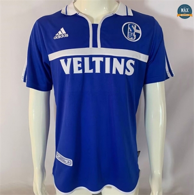 Max Maillots Retro 2000-02 Schalke 04 Domicile