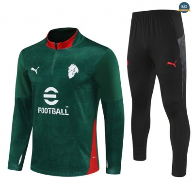 Maxmaillots Survetement AC Milan 2025/26 Vert/Noir/Rouge Pas Cher