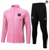 Maxmaillots Veste Survetement Inter Miami 2025/26 Rose/Noir personnalisé