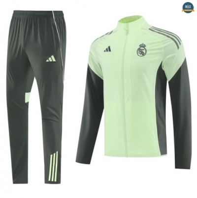 Maxmaillots Coupe vent Real Madrid 2025/26 Vert Pas Cher