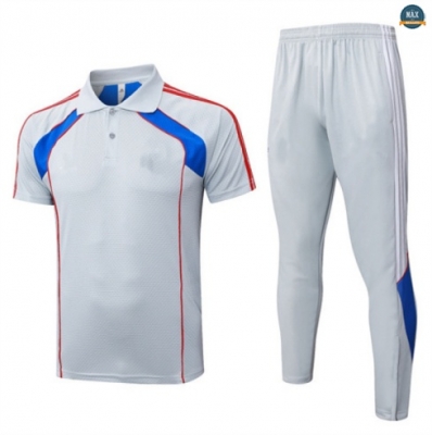 Maxmaillots Training Polo Bayern Munich 2025/26 Gris/Bleu Pas Cher