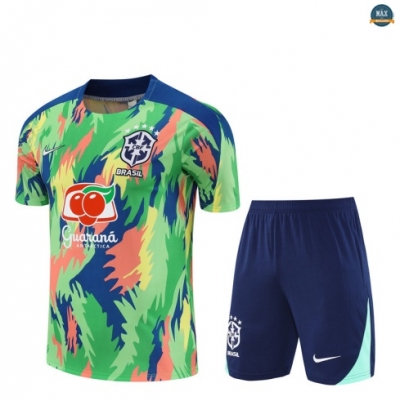 Maxmaillots Training Brésil + Short 2025/26 Vert discout