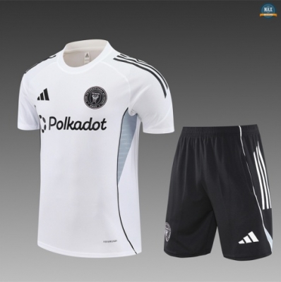 Maxmaillots Training Inter Miami Enfant + Short 2025/26 Blanc/Noir Online