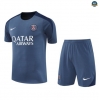 Maxmaillots Training PSG + Short 2025/26 Gris/Bleu Marine Pas Cher