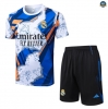Maxmaillots Training Real Madrid + Short 2025/26 Noir/Blanc personnalisé