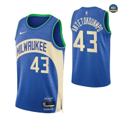 Max Maillots Thanasis Antetokounmpo, Milwaukee Bucks 2023/24 - City