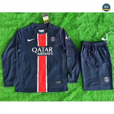 Max Maillots Paris Saint Germain Enfant Domicile Manche Longue 2024/25