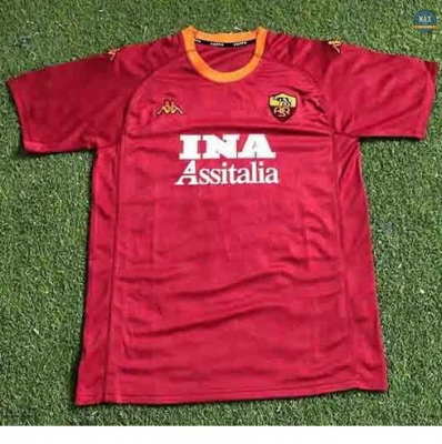 Max Maillot Rétro 2000-01 AS Rome Domicile