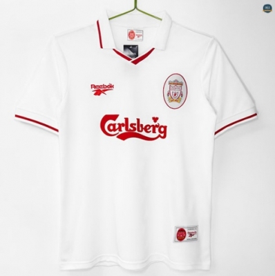 Max Maillot Foot Retro 1996-97 Liverpool Blanc
