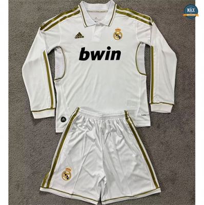 Maillots Retro 2011-12 Real Madrid Enfant Domicile Manche Longue