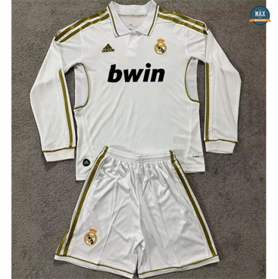 Maillots Retro 2011-12 Real Madrid Enfant Domicile Manche Longue