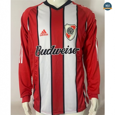 Maillot Retro 2003-04 River Plate Exterieur Manche Longue Double-tier
