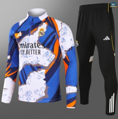 Achetez Max Survetement Enfant Real Madrid 2025/26 Blanc/bleu/Noir