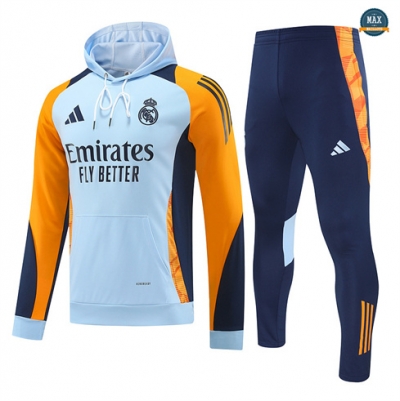 Survetement Sweatshirt à capuche Real Madrid 2024/25 bleu