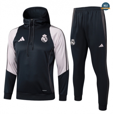 Survetement Sweatshirt à capuche Real Madrid 2024/25 noir