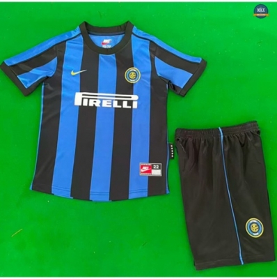 Max Maillot Retro 1999-00 Inter Milan Enfant Domicile