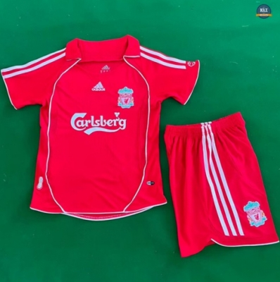 Max Maillots Retro 2006-08 Liverpool Enfant Domicile