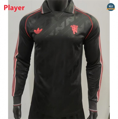 Soldes Max Maillots Manchester United Player Spéciale Manche Longue 2024/25
