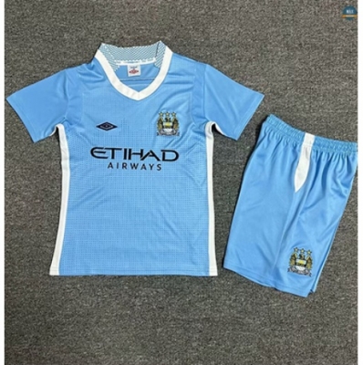 Max Maillot Rétro Manchester City Enfant Domicile 2011-12