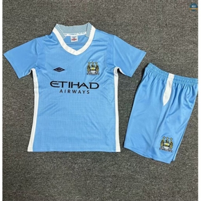 Max Maillot Rétro Manchester City Enfant Domicile 2011-12