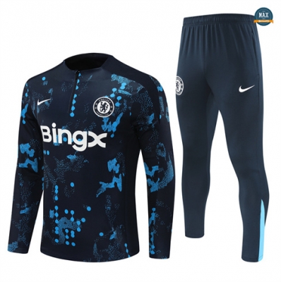 Vendre Max Survetement Enfant Chelsea 2024/25 Bleu marine