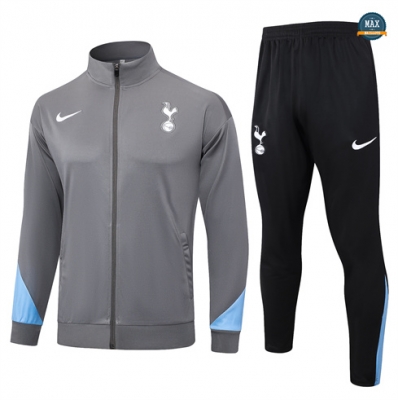 Nouveau Max Veste Survetement Tottenham Hotspur 2024/25 gris foncé