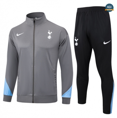 Nouveau Max Veste Survetement Tottenham Hotspur 2024/25 gris foncé