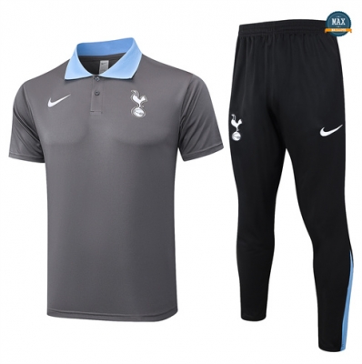 Grossiste Max Maillot Training Polo Tottenham Hotspur 2024/25 gris foncé