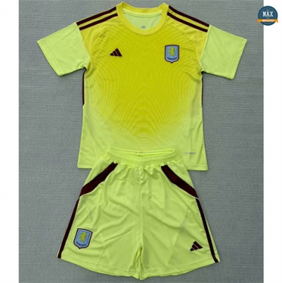 Max Maillot Aston Villa Enfant Gardien de but Jaune 2025/26