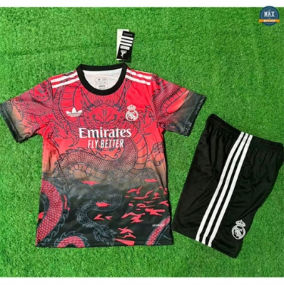 Max Maillots Real Madrid Enfant Rouge 2025/26