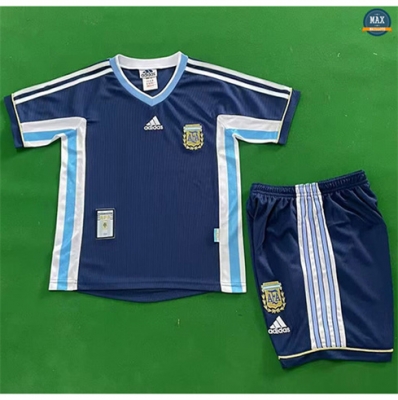 Max Maillots Rétro 1998 Argentine Enfant Exterieur