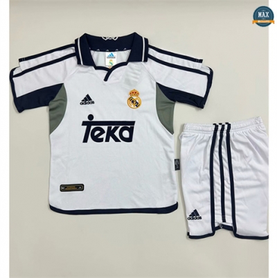 Max Maillot Retro 2000-01 Real Madrid Enfant Domicile