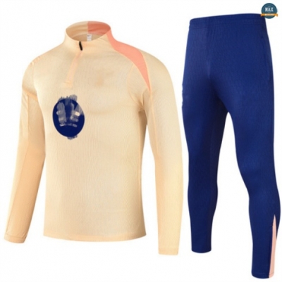 Maxmaillots Survetement Barcelone 2025/26 Jaune/Bleu Marine discout