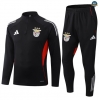 Maxmaillots Survetement Enfant Benfica 2025/26 Noir/Rouge Pas Cher