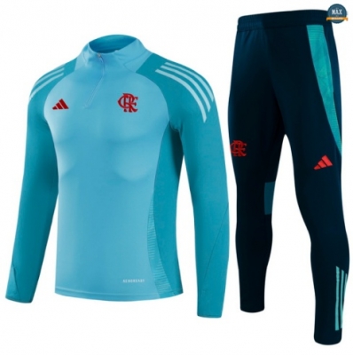 Maxmaillots Survetement Enfant Flamengo 2025/26 Bleu/Bleu Marine Pas Cher