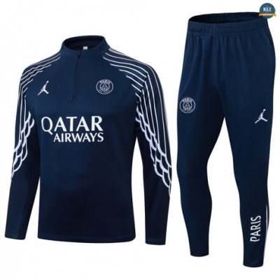 Maxmaillots Survetement PSG 2025/26 Bleu Marine Pas Chere