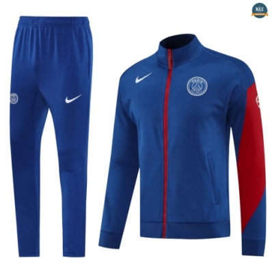 Maxmaillots Veste Survetement PSG 2025/26 Bleu/Rouge Online