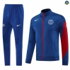 Maxmaillots Veste Survetement PSG 2025/26 Bleu/Rouge Online