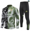 Maxmaillots Survetement Real Madrid 2025/26 Noir/Vert personnalisé