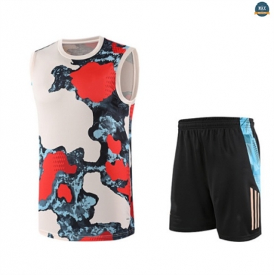 Maxmaillots Training Bayern Munich Ensemble Short Débardeur 2025/26 Rouge/Noir/Bleu personnalisé