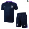 Maxmaillots Training Corinthiens + Short 2025/26 Bleu Marine/Violet Pas chèr