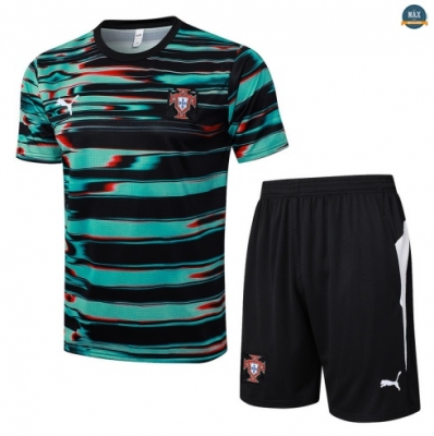 Maxmaillots Training Portugal + Short 2025/26 Vert/Noir/Blanc Online