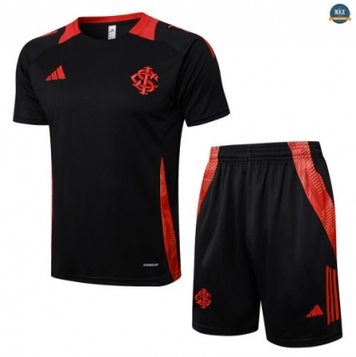 Maxmaillots Training SC Internacional + Short 2025/26 Noir/Rouge Pas Cher