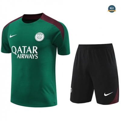Acheter Maillot Training Paris Saint Germain + Short 2024/25 Vert