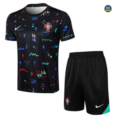 Flocage Maillot Training Portugal + Short 2024/25 Noir